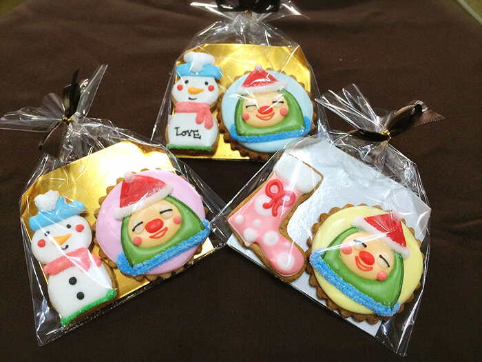 みどりのまめたアイシングクッキー